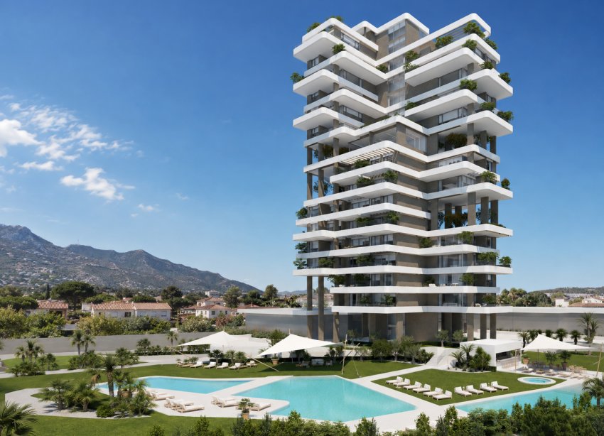 Apartament z 2 sypialniami w Calpe