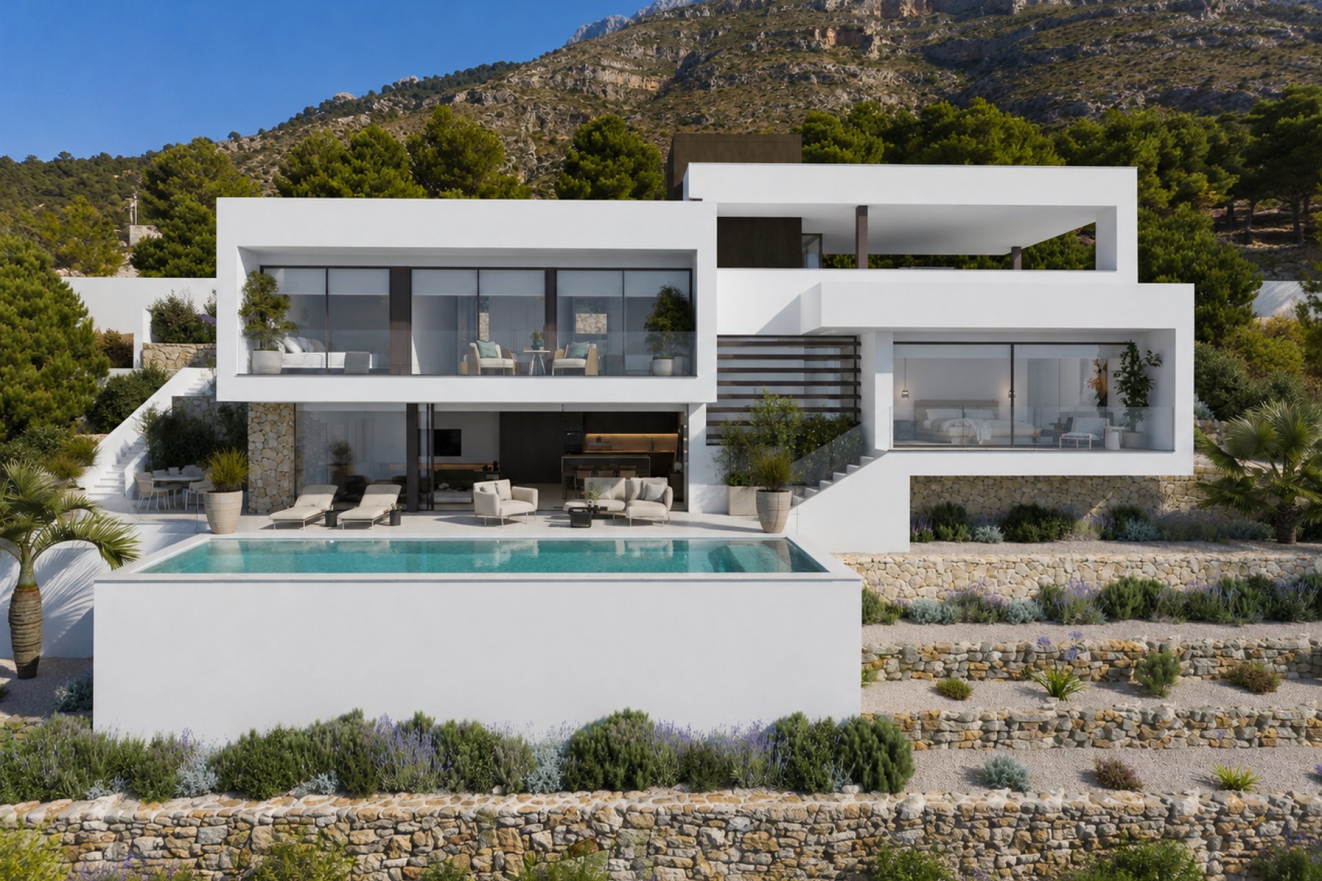 Luxury villa in Altea with infinity pool and sea views