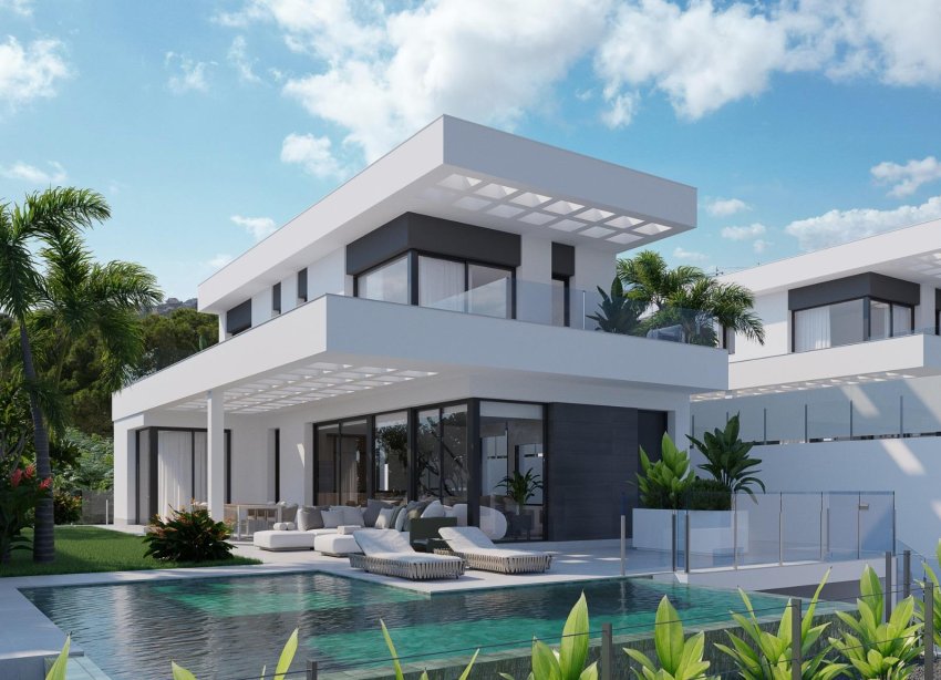 Modern new build villa with infinity pool in Finestrat