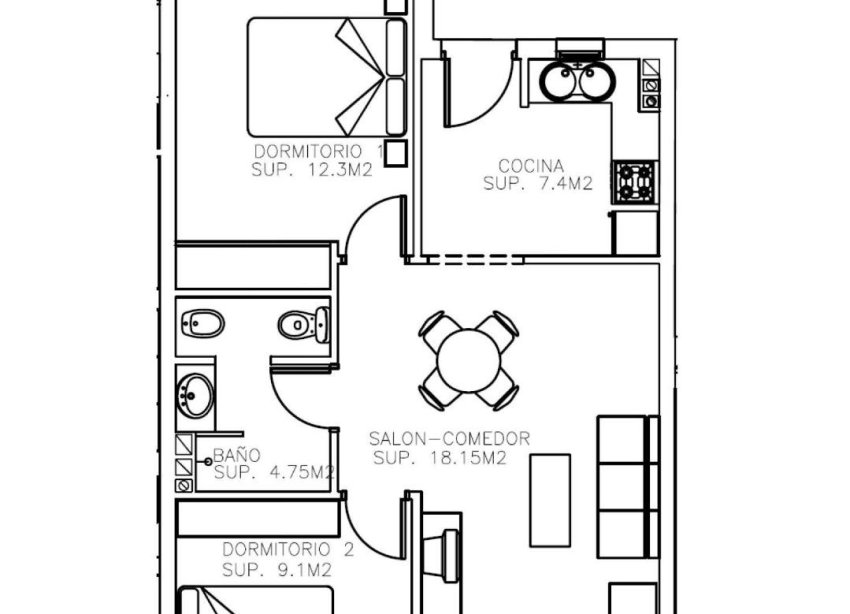 New Build - Apartament / Duplex - Aguilas