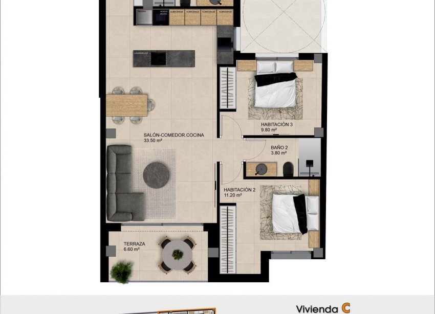 New Build - Apartament / Duplex - Catral