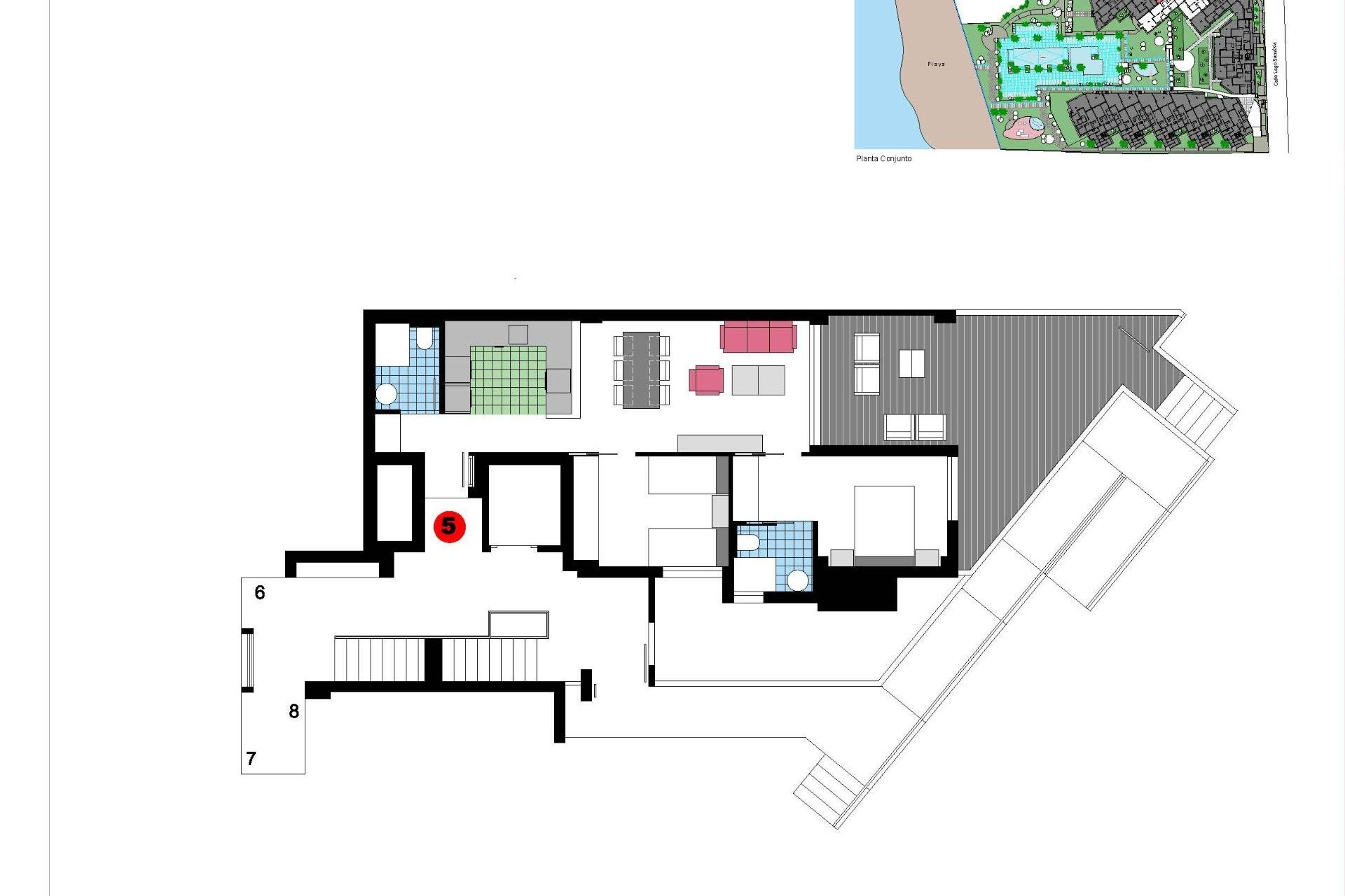 New Build - Apartament / Duplex - Denia - L´Estanyó (Marinas)