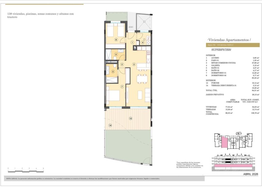 New Build - Apartament / Duplex - Finestrat