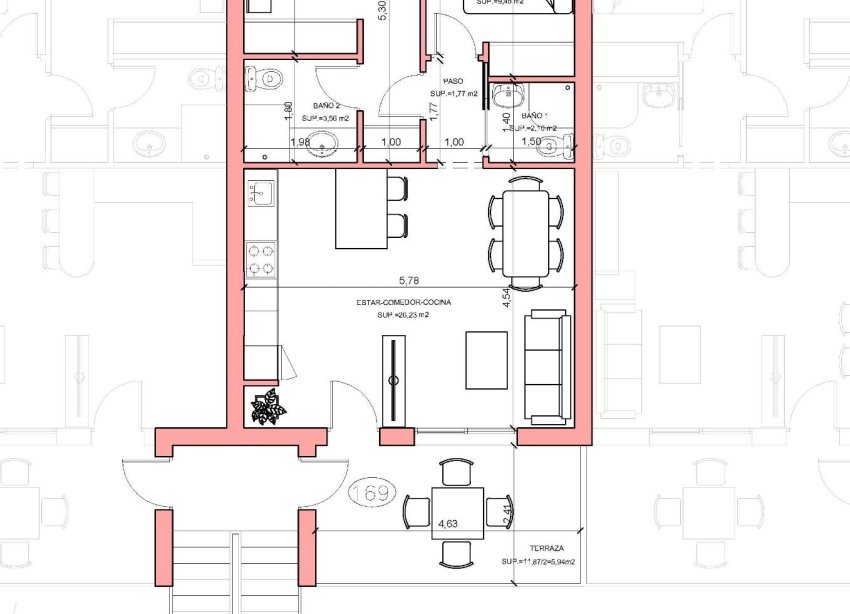 New Build - Apartament / Duplex - Fuente Álamo - Fuente Alamo