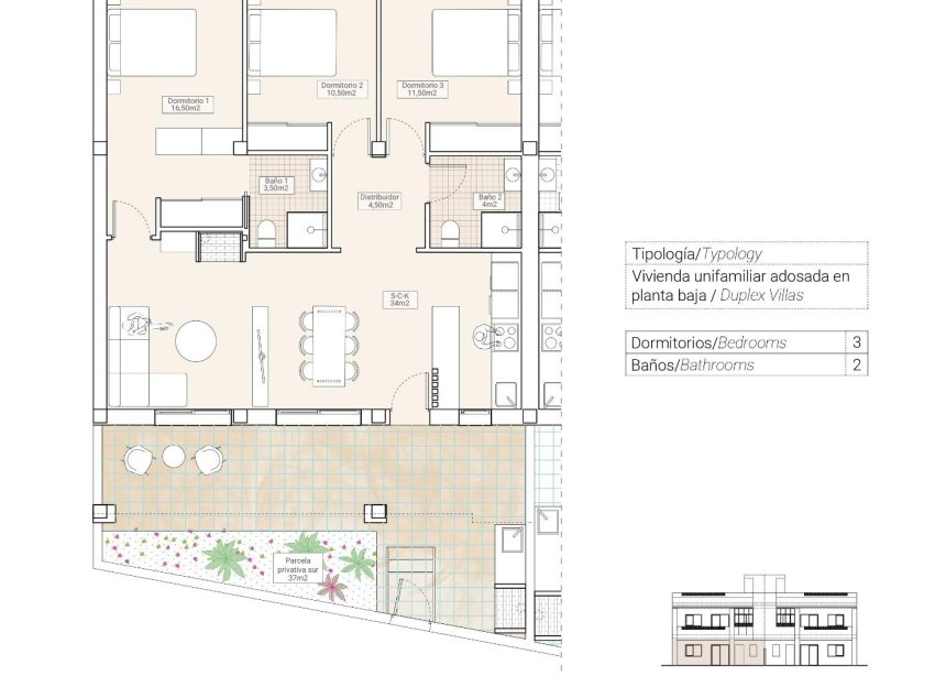 New Build - Apartament / Duplex - Hondón de las Nieves