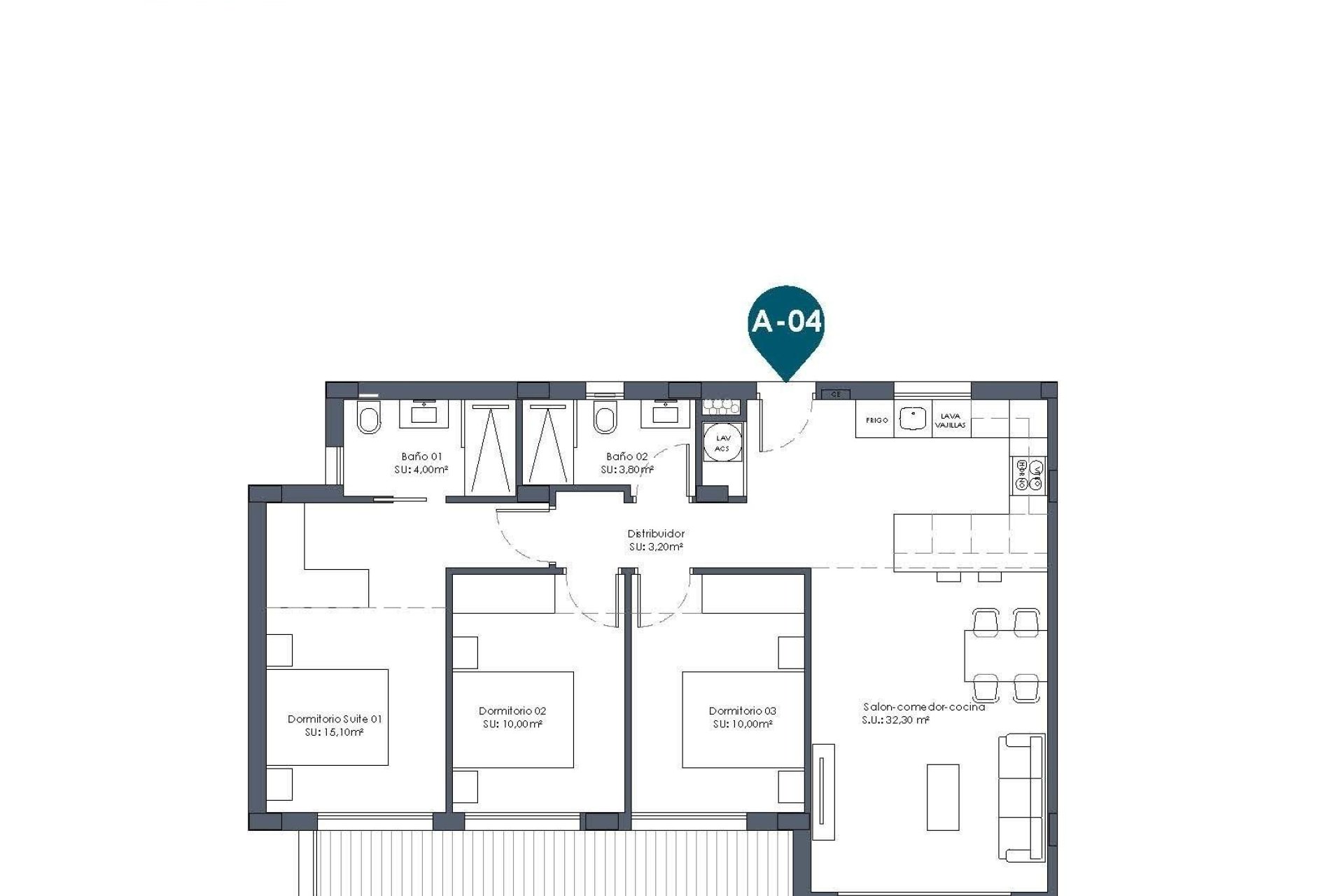 New Build - Apartament / Duplex - Los Alcazares - Los Alcázares
