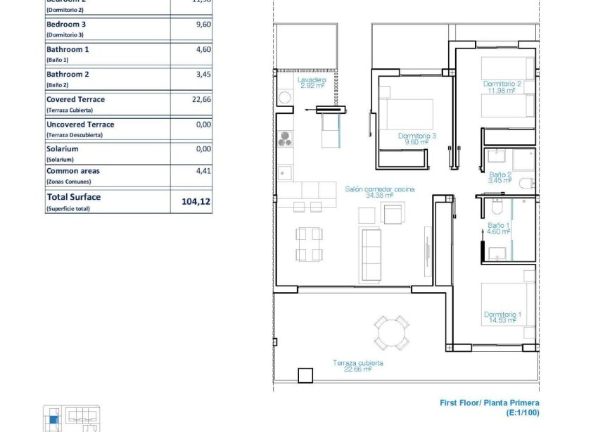 New Build - Apartament / Duplex - Pilar de la Horadada - Playa de las Higuericas