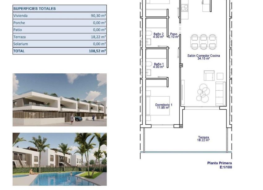 New Build - Apartament / Duplex - Pilar de la Horadada