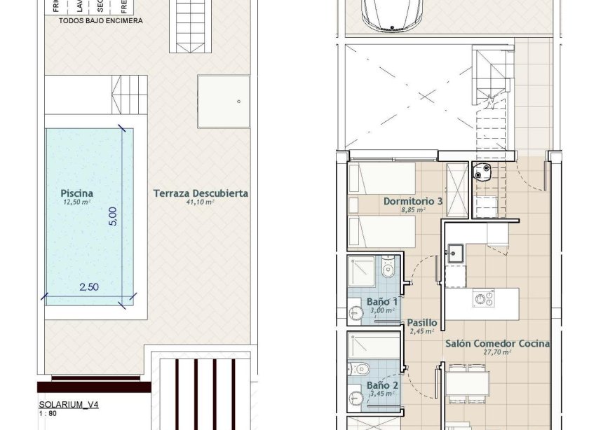 New Build - Apartament / Duplex - San Miguel de Salinas