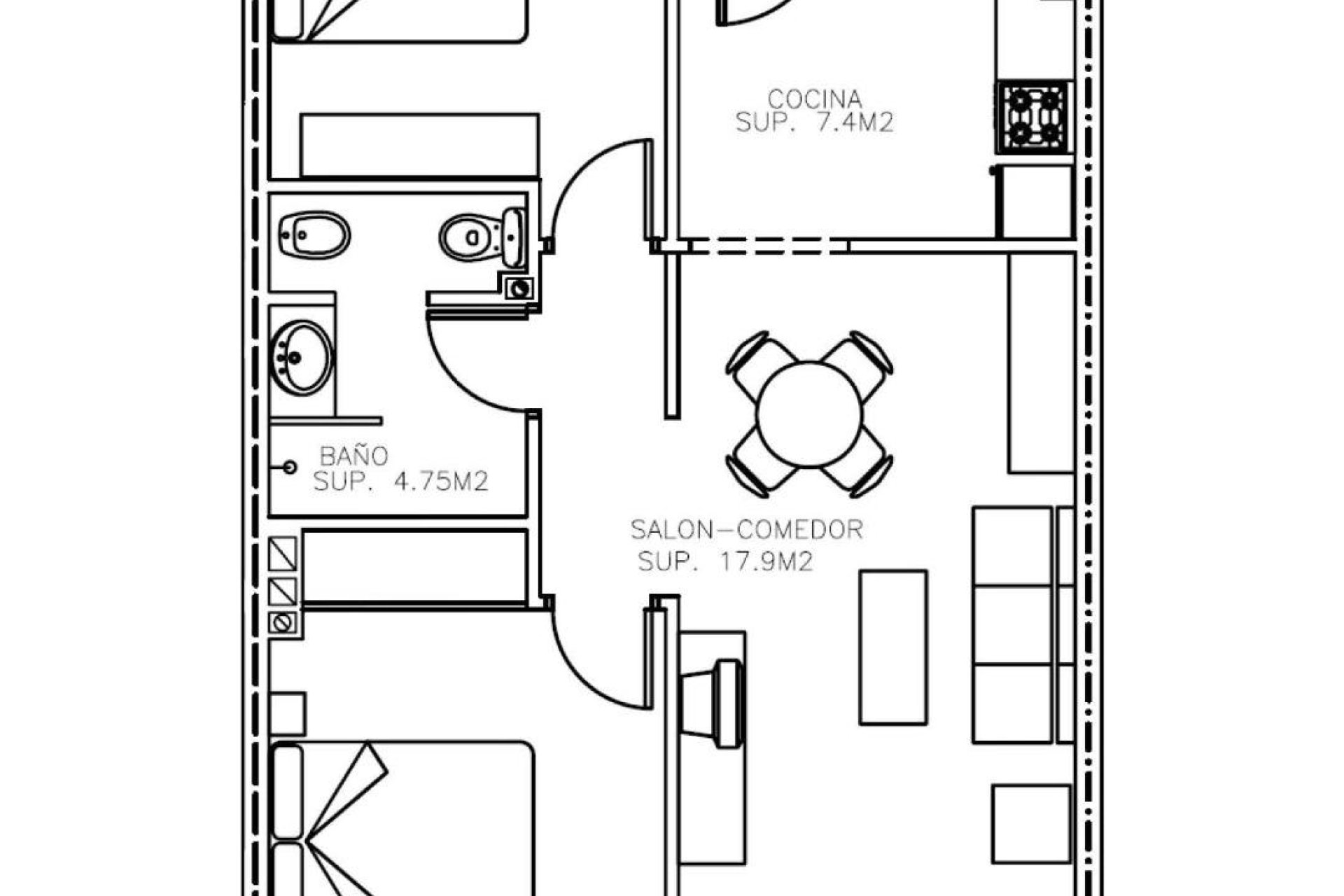 New Build - Apartment - Aguilas