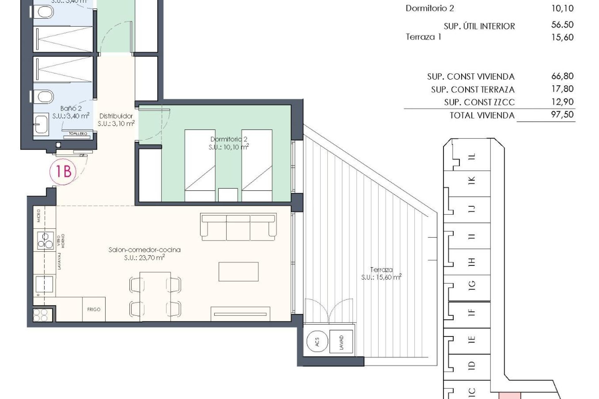 New Build - Apartment - Benijofar