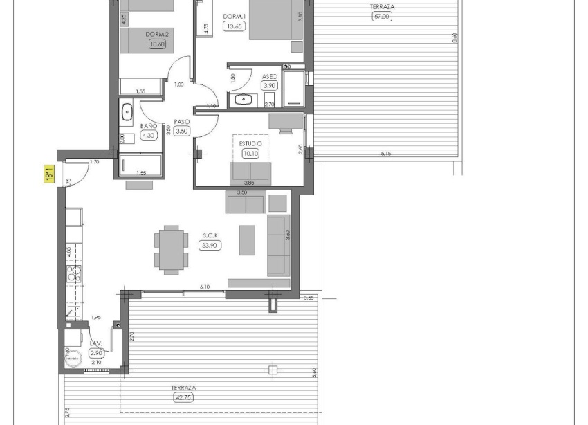 New Build - Apartment / Duplex - Algorfa