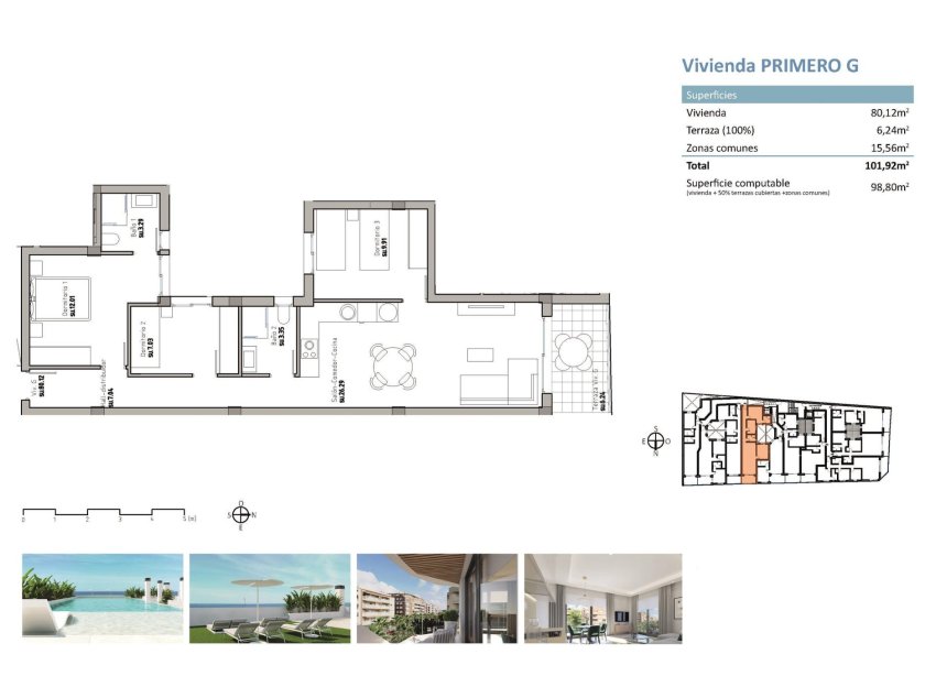 New Build - Apartment - Guardamar del Segura - Pueblo