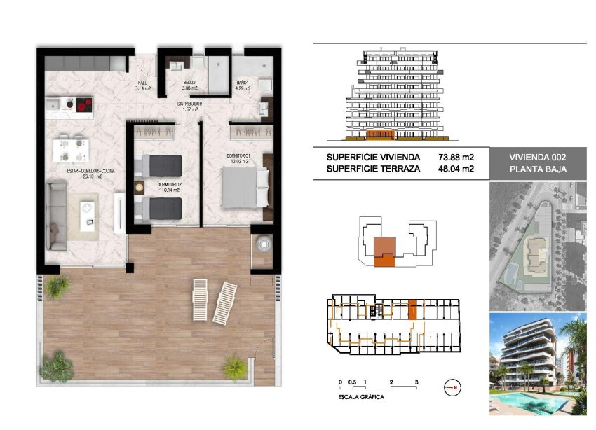 New Build - Apartment - Guardamar del Segura - Puerto