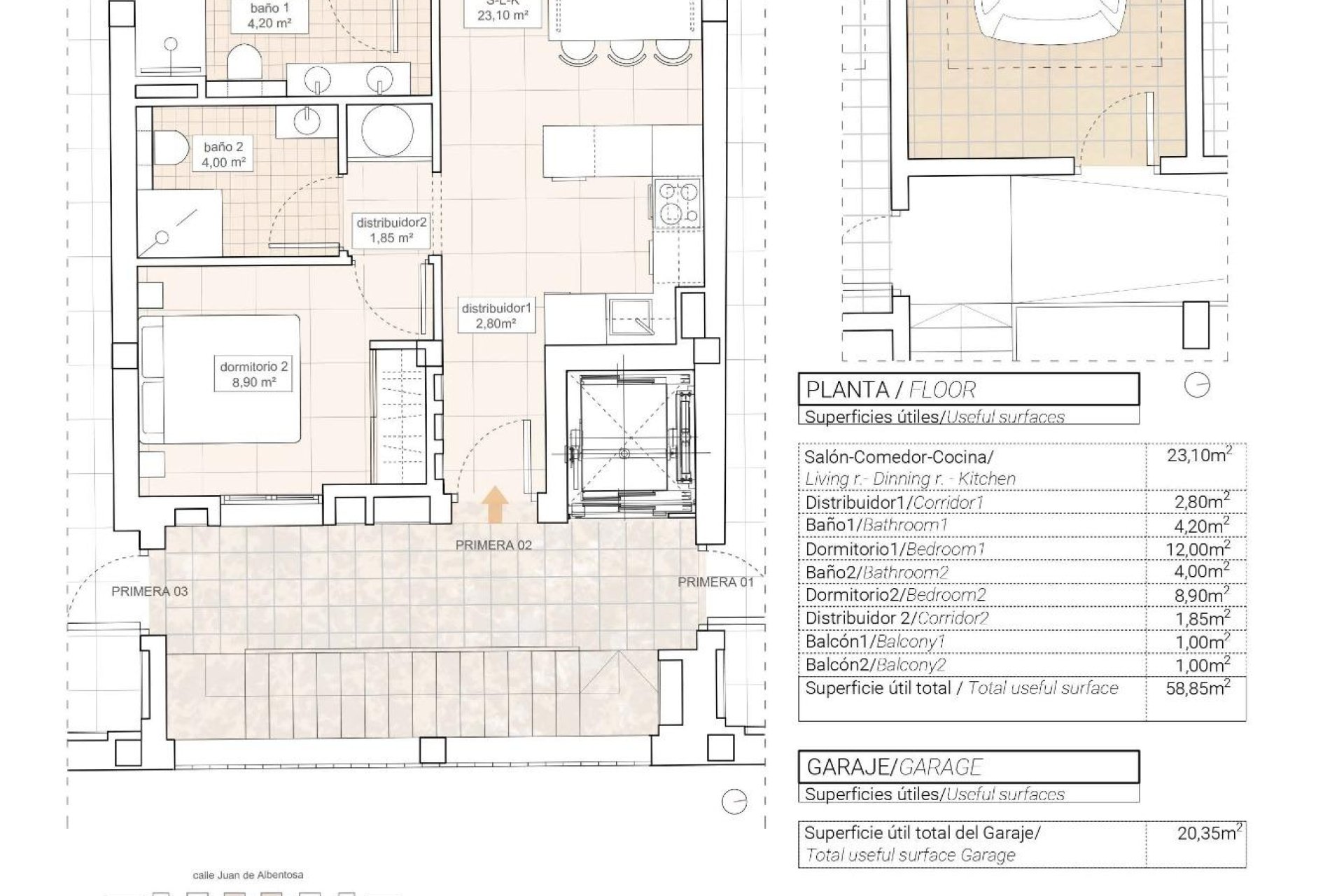 New Build - Apartment - Hondón de las Nieves