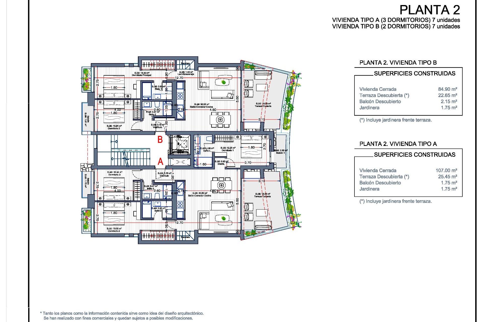 New Build - Apartment - La Manga del Mar Menor - Las Orquídeas