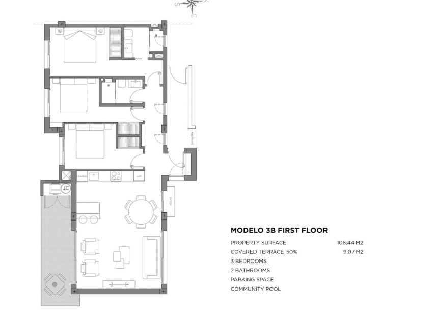 New Build - Apartment - Los Alcazares - Parque Diana