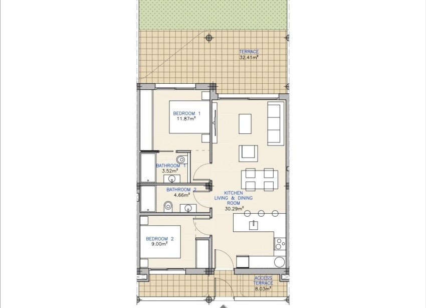 New Build - Apartment - Los Alcazares - Serena Golf