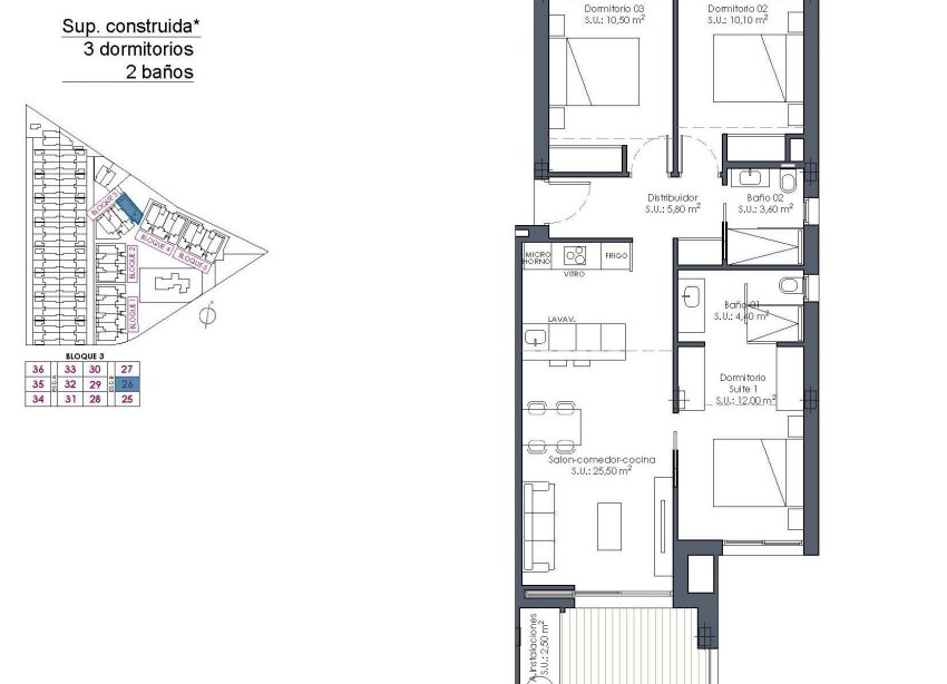 New Build - Apartment - Los Alcazares - Serena Golf