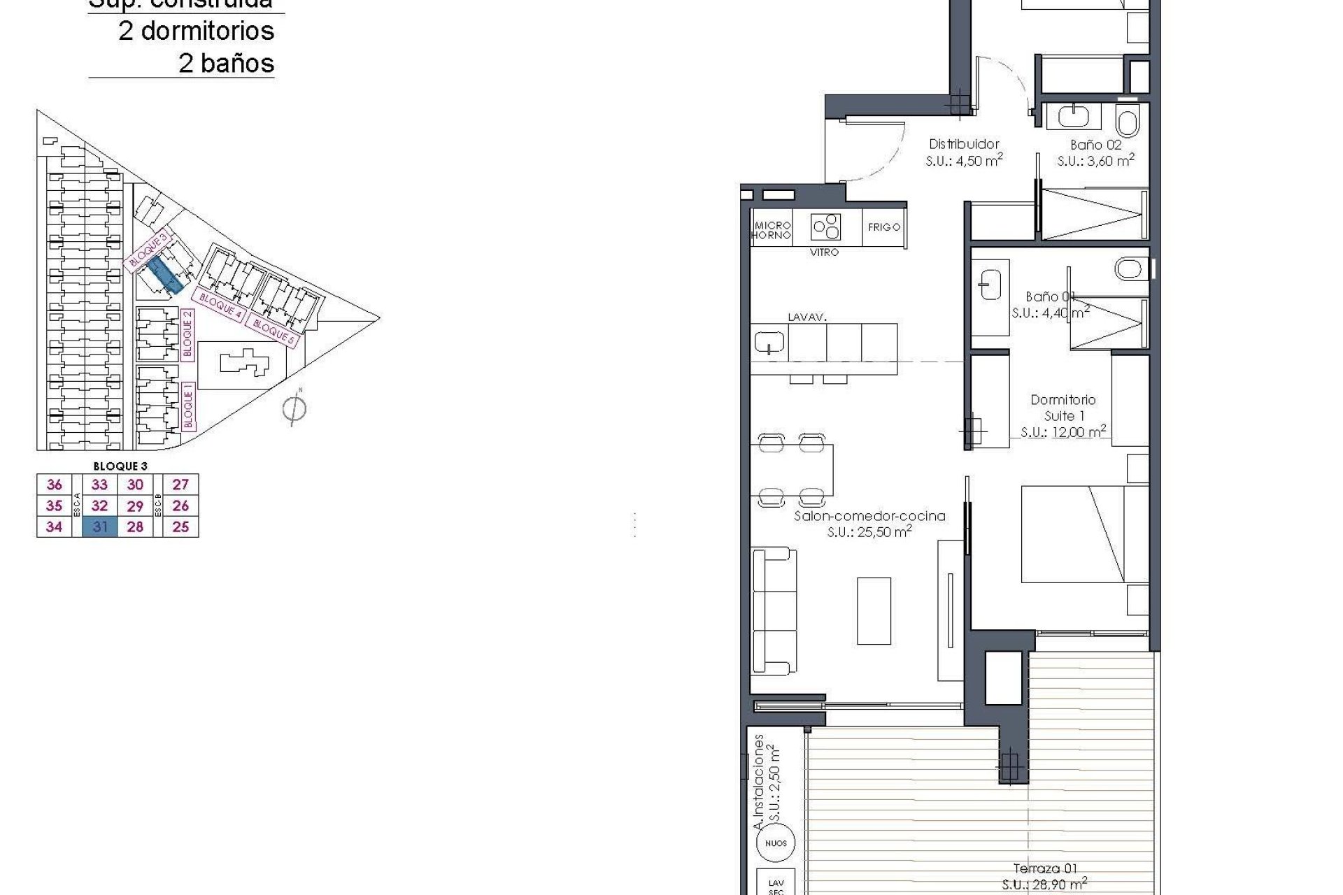 New Build - Apartment - Los Alcazares - Serena Golf