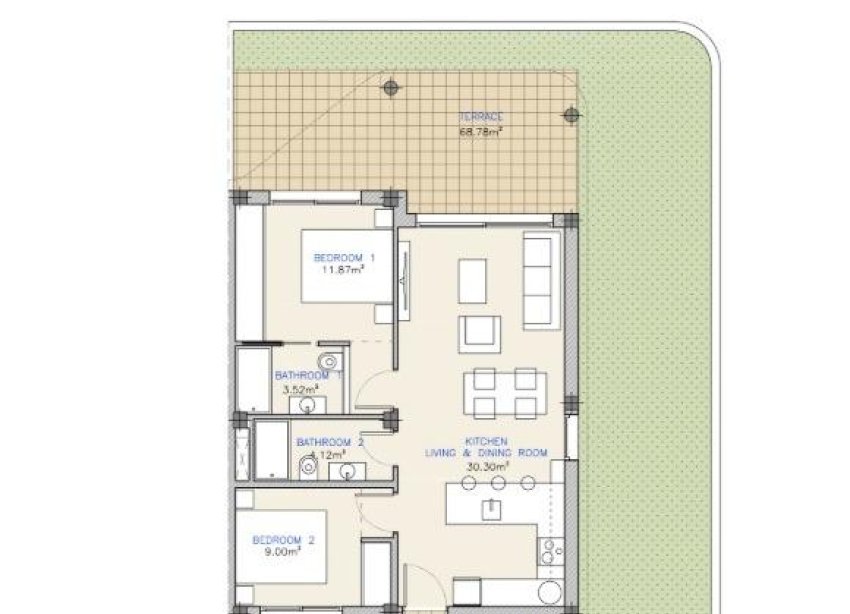 New Build - Apartment - Los Alcazares - Serena Golf
