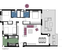 New Build - Apartment - Orihuela Costa - Mil Palmeras