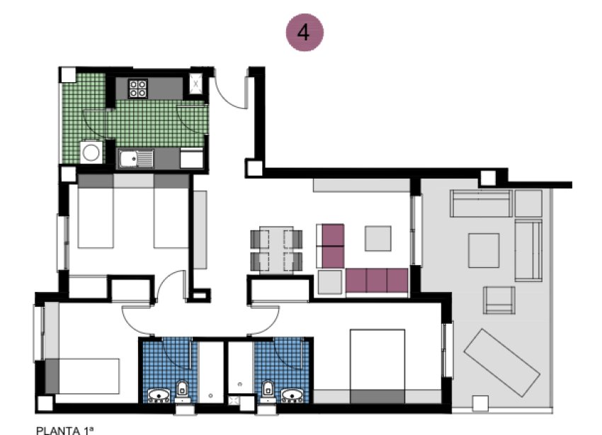 New Build - Apartment - Orihuela Costa - Mil Palmeras