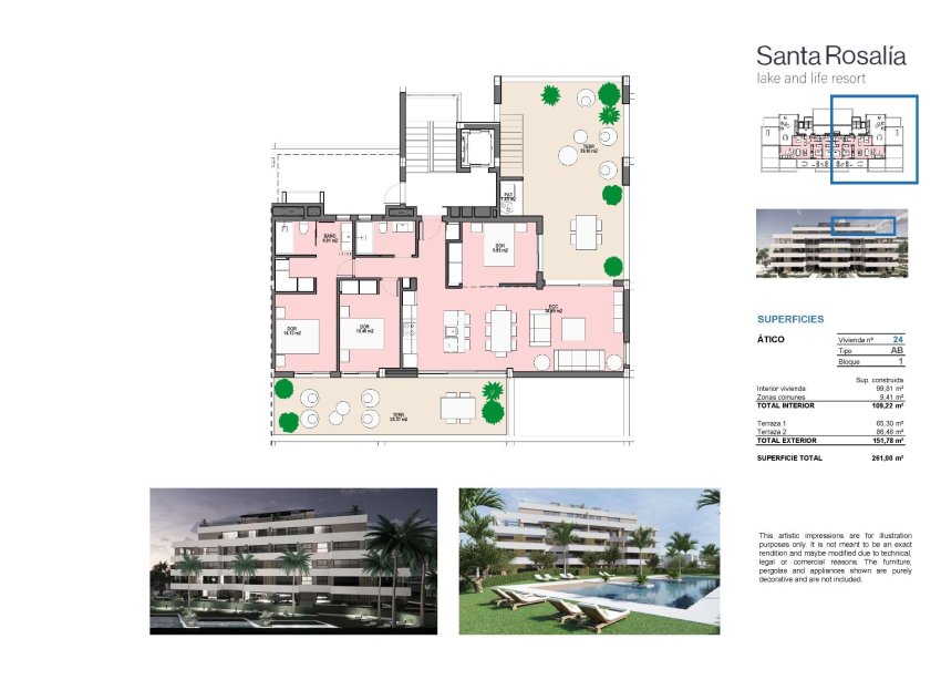 New Build - Apartment - Torre Pacheco - Santa Rosalia Lake And Life Resort