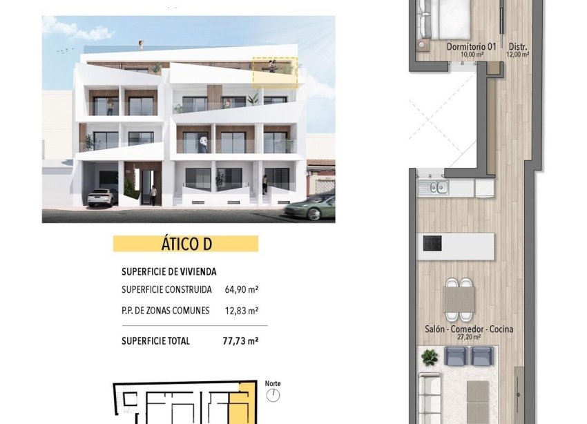 New Build - Apartment - Torrevieja - Playa de El Cura