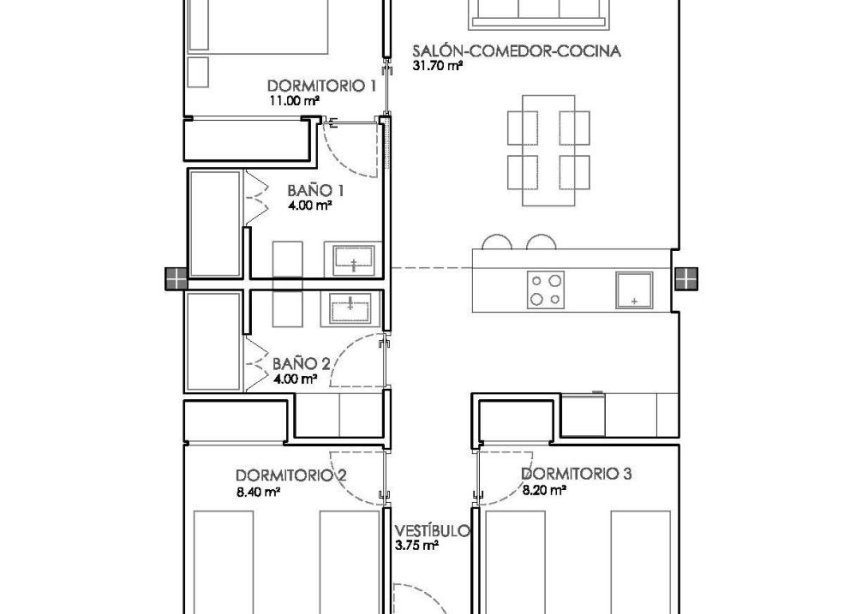 New Build - Bungalow - Bigastro - Loma Alta