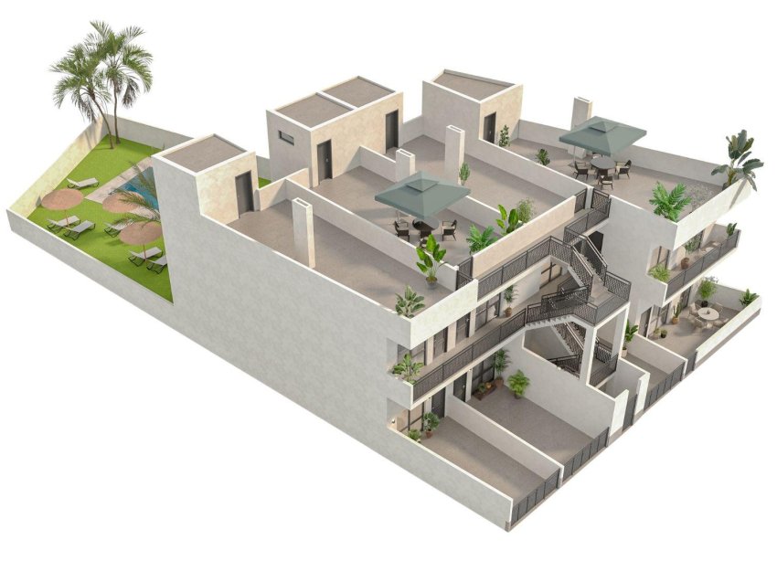 New Build - Bungalow - Hondón de las Nieves - La Canalosa