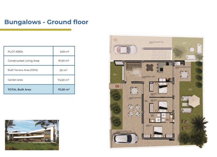 New Build - Bungalow - Orihuela Costa - La Ciñuelica