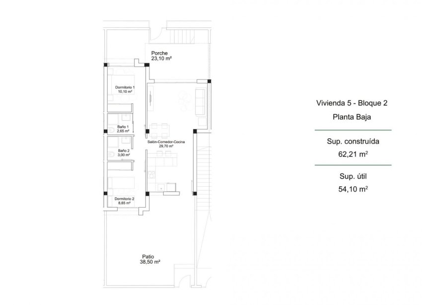 New Build - Bungalow - Orihuela Costa - Pau 26