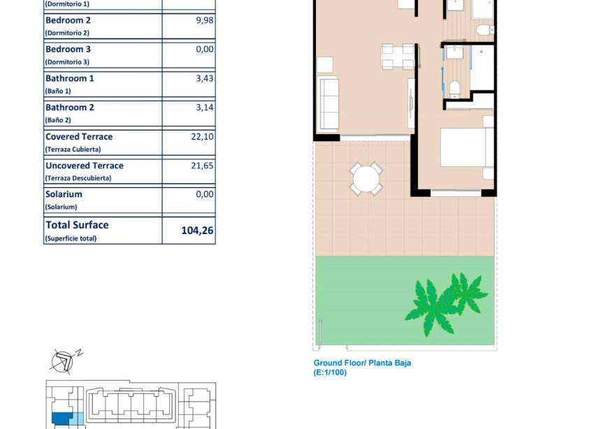 New Build - Bungalow - Pilar de la Horadada - Polideportivo