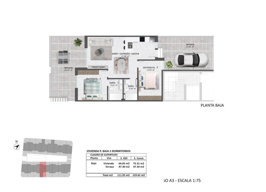 New Build - Bungalow - Pilar de la Horadada - pueblo