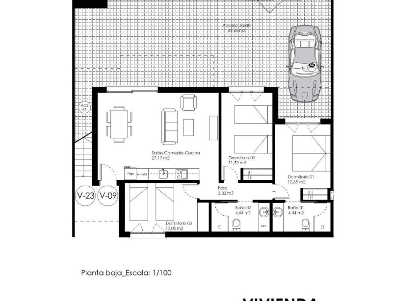 New Build - Bungalow - Pilar de la Horadada - pueblo