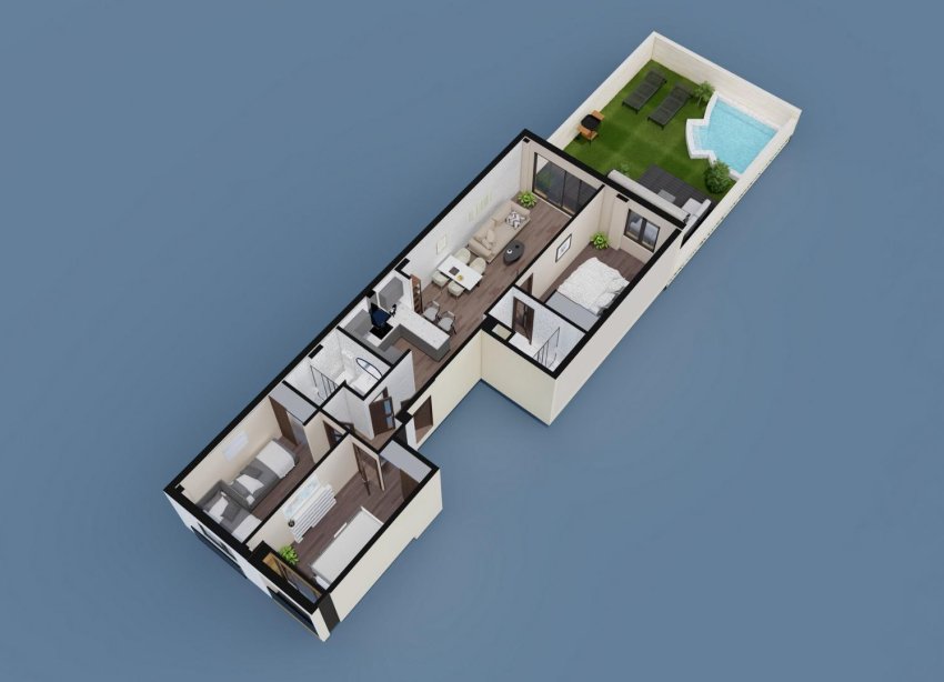 New Build - Bungalow - Pilar de la Horadada - pueblo