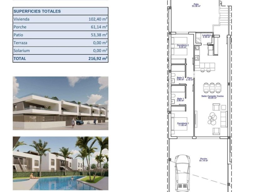 New Build - Bungalow - Pilar de la Horadada - pueblo