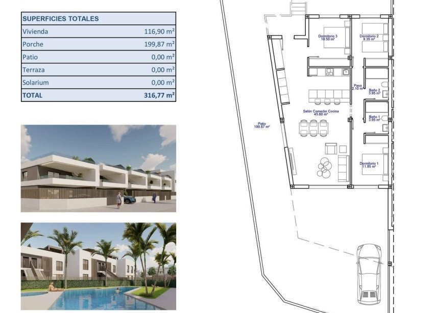 New Build - Bungalow - Pilar de la Horadada - pueblo