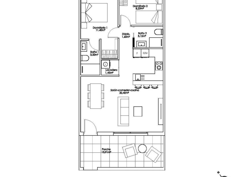 New Build - Bungalow - Pilar de la Horadada