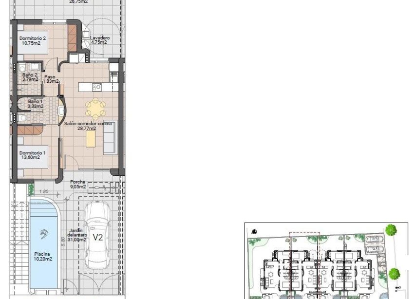 New Build - Bungalow - Pilar de la Horadada