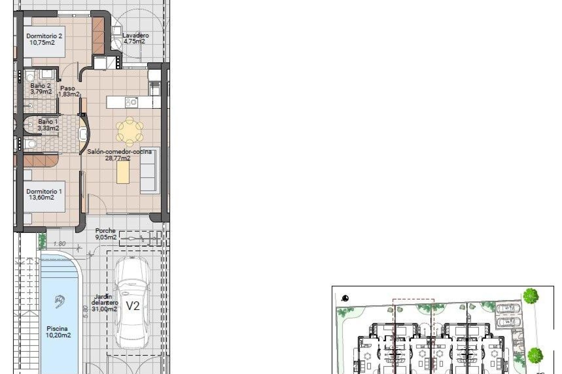 New Build - Bungalow - Pilar de la Horadada