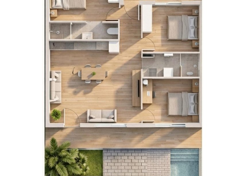 New Build - Bungalow - Pilar de la Horadada