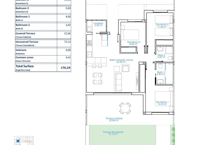 New Build - Bungalow - Pilar de la Horadada