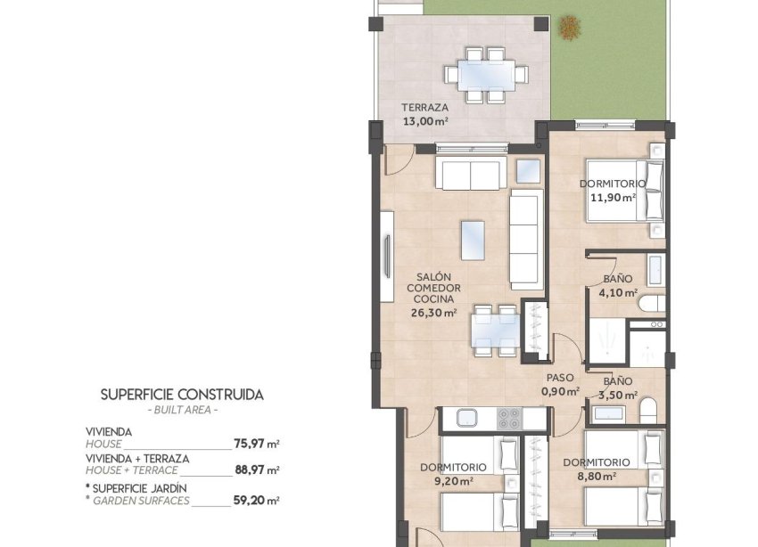 New Build - Bungalow - San Miguel de Salinas - Bellavista