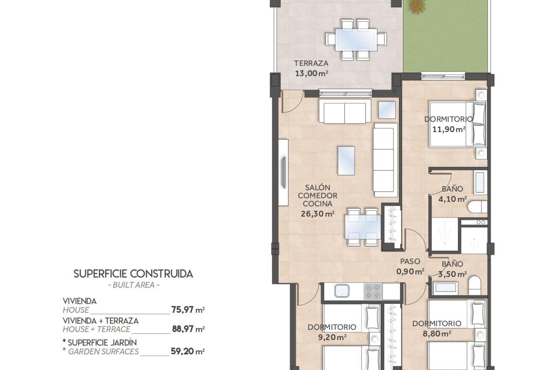 New Build - Bungalow - San Miguel de Salinas - Bellavista