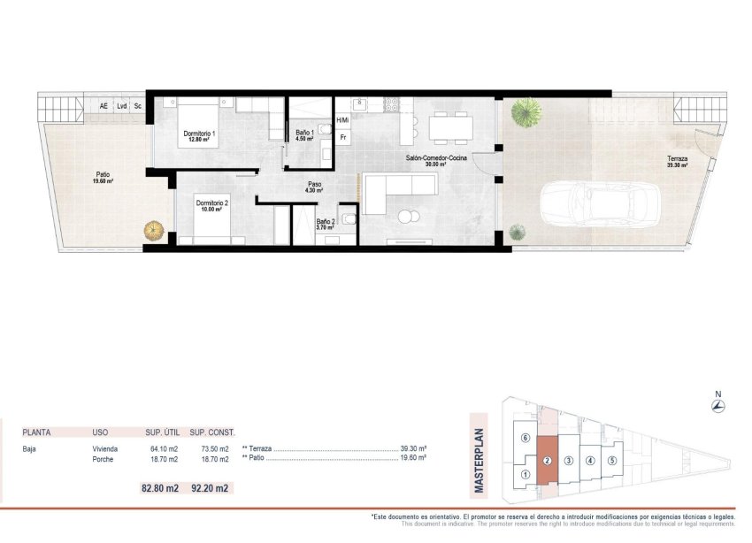 New Build - Bungalow - San Pedro del Pinatar - Pueblo