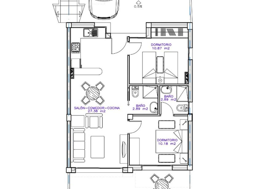New Build - Bungalow - San Pedro del Pinatar - San Pedro del Pinatar pueblo