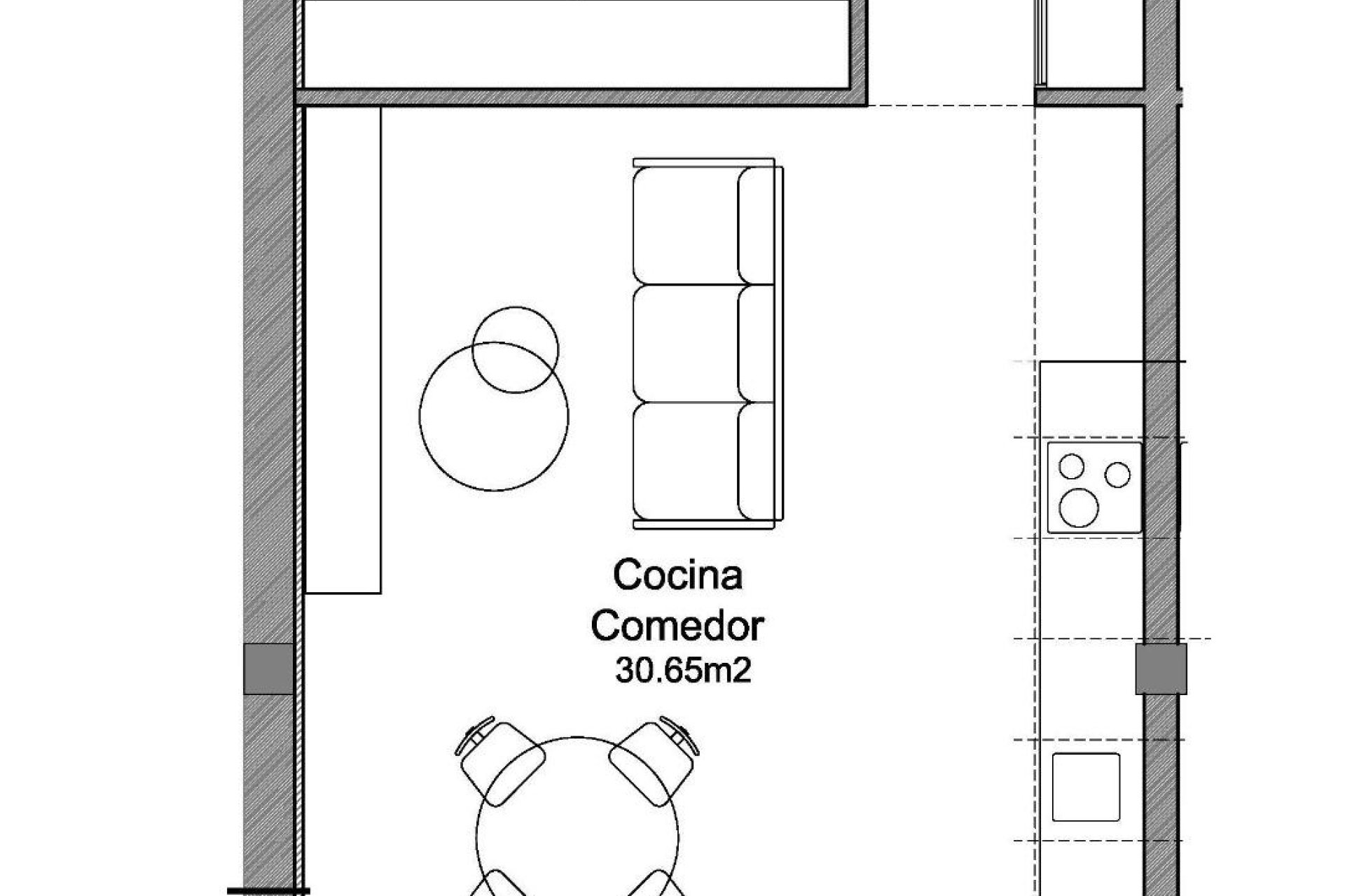 New Build - Bungalow - Torrevieja - Playa Los Naufragos