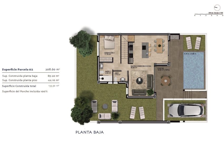 New Build - Terraced house / Townhouse - Dolores - polideportivo